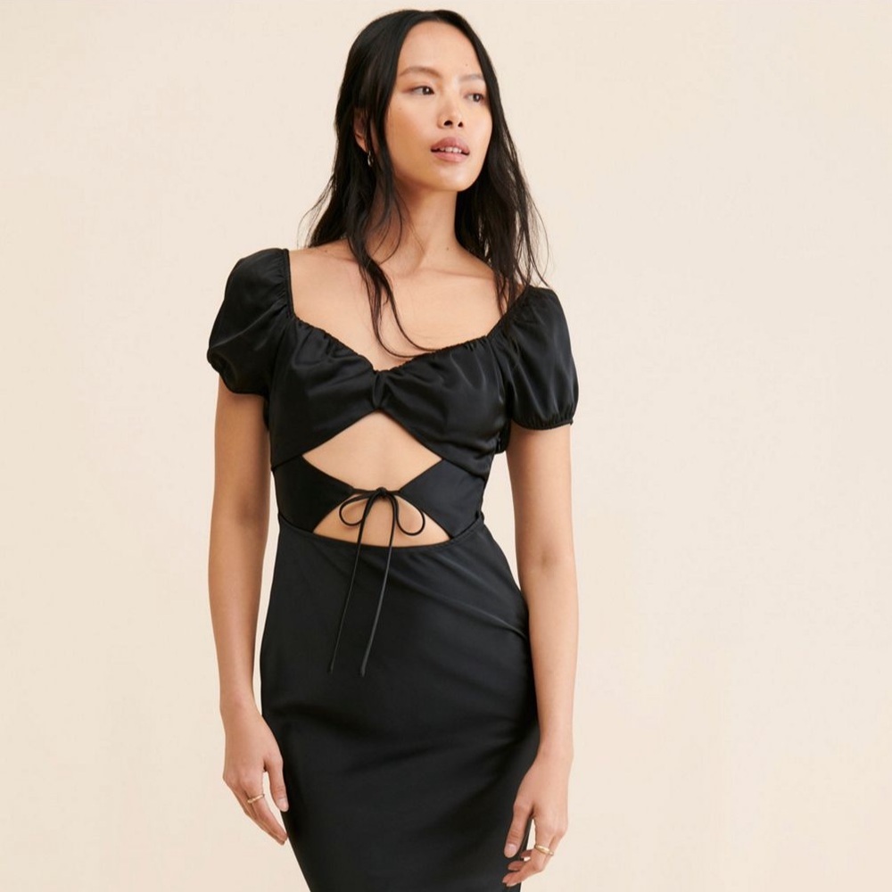 Anthropologie 4th and Reckless McKenna Satin Dress XS